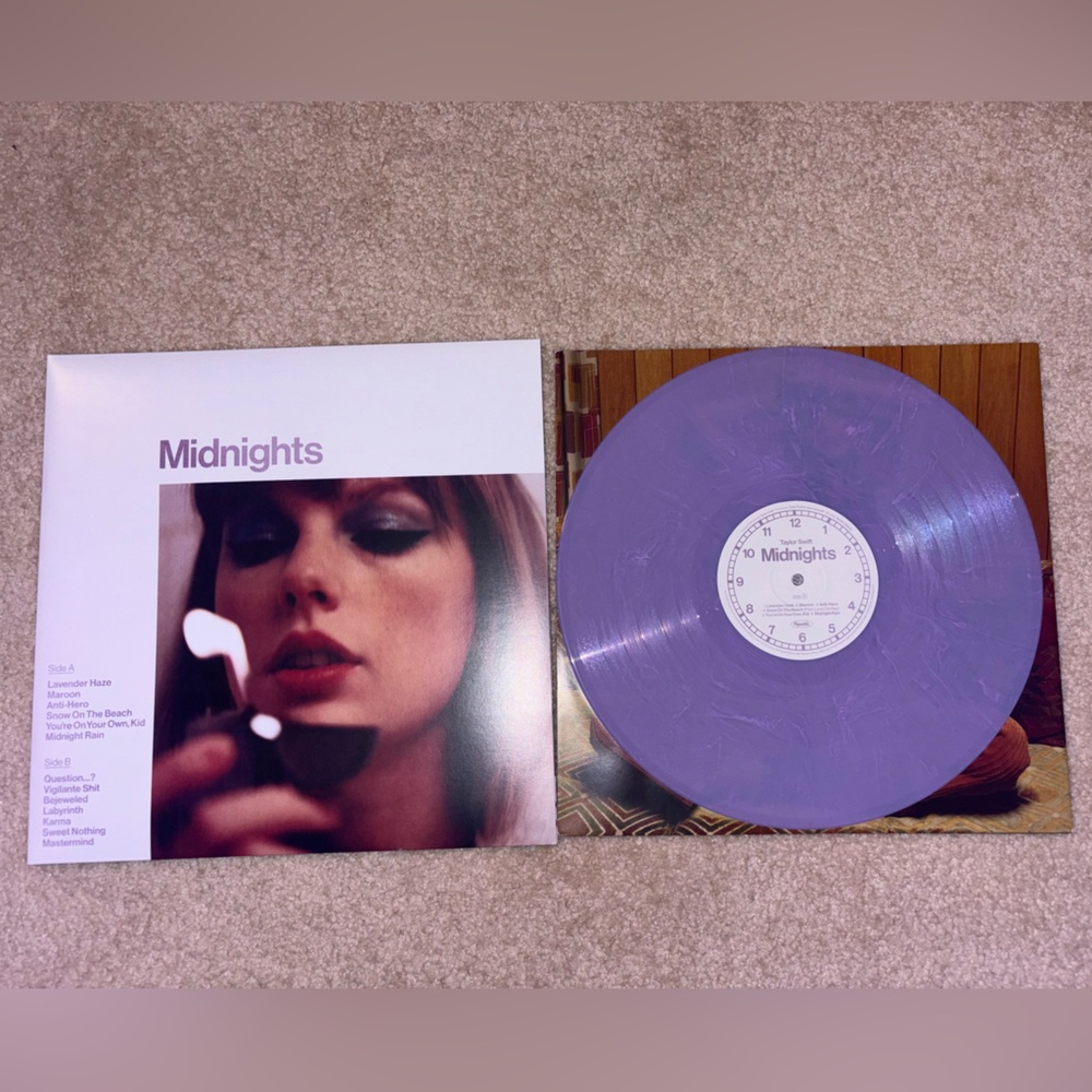 Midnights lavender Target edition vinyl.